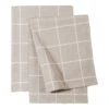 Zwilling Küchenhandtuch Set Kariert 2-tlg, Taupe