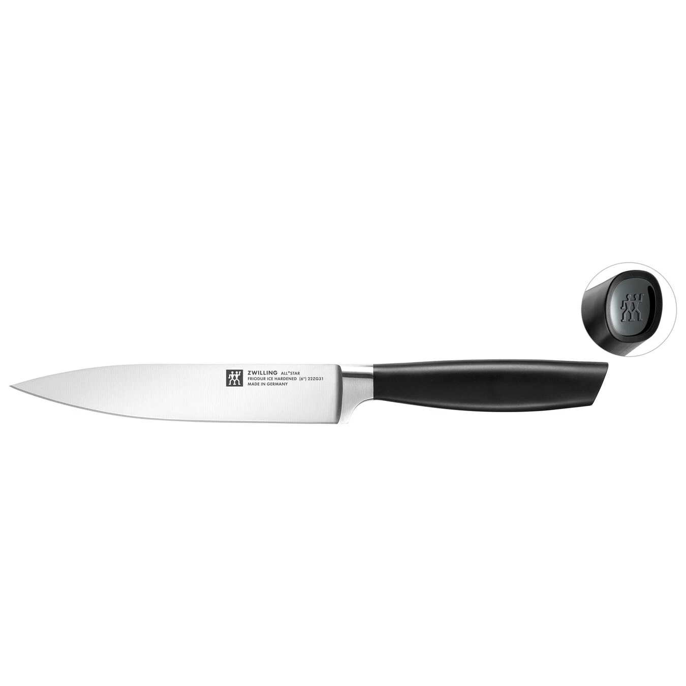 Zwilling Fleischmesser 16 Cm, Schwarz 1 Zwilling Fleischmesser 16 Cm, Schwarz